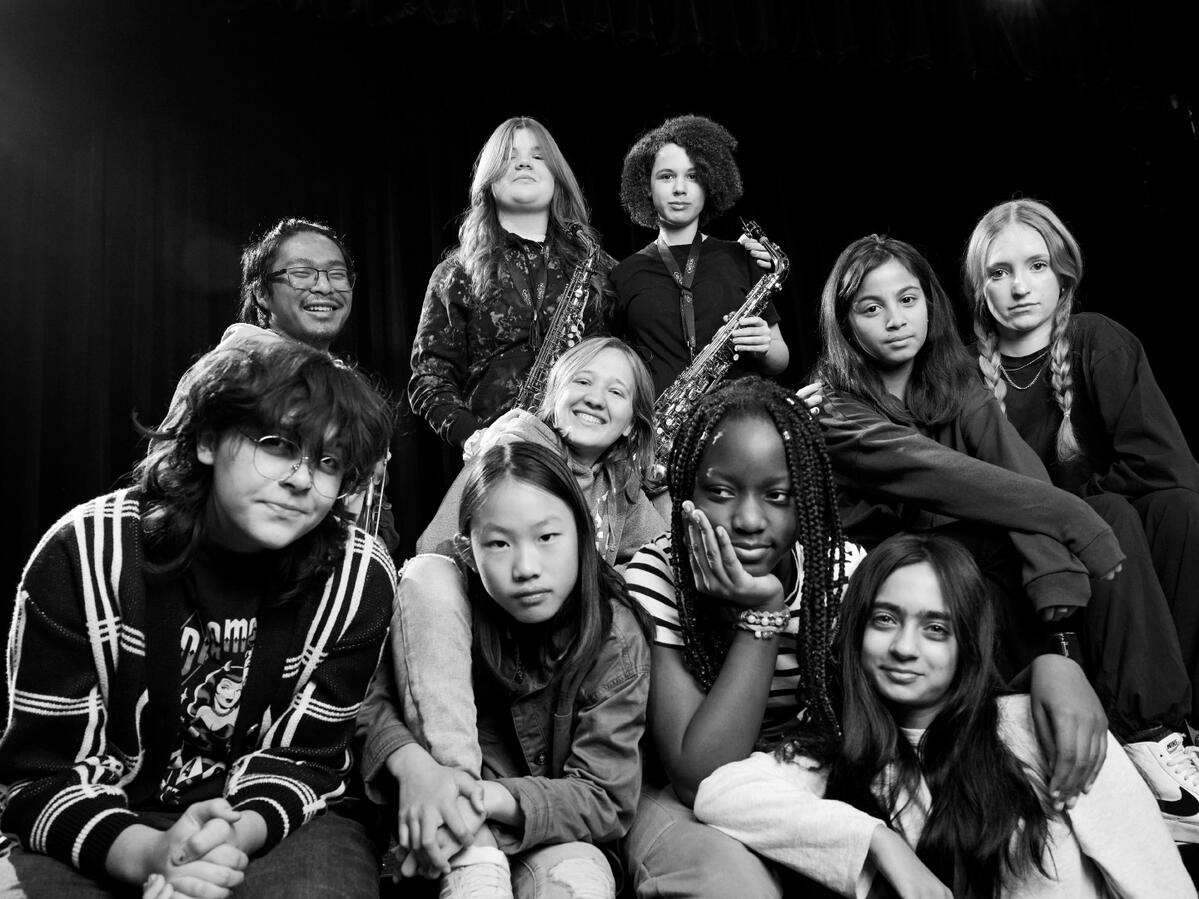 Group of youth from many walks of life